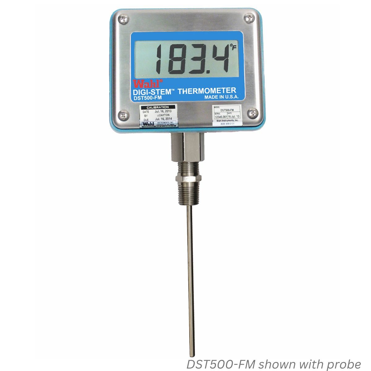 Platinum RTD (PT100) probe of ambient temperature for portable numerical  thermometer